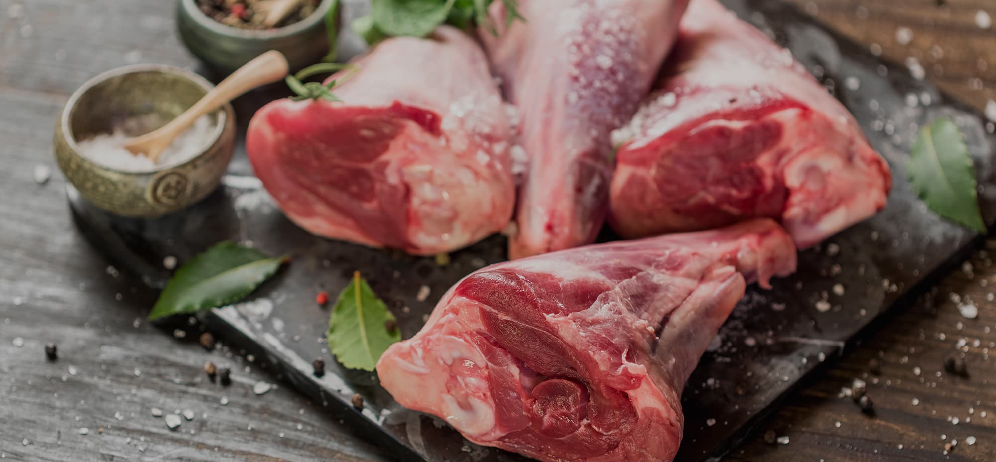 Image of four cuts of lamb